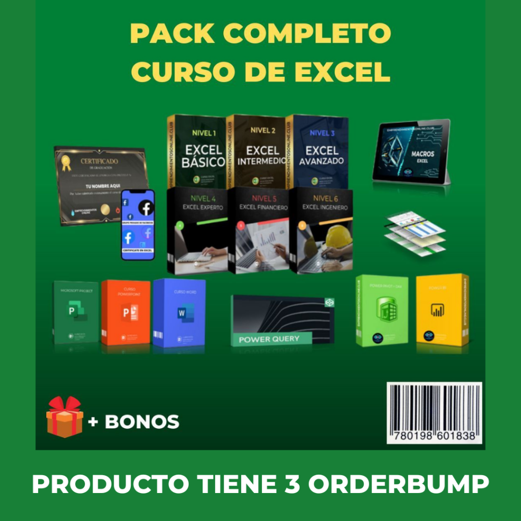 CURSO DE EXCEL EXITOSO